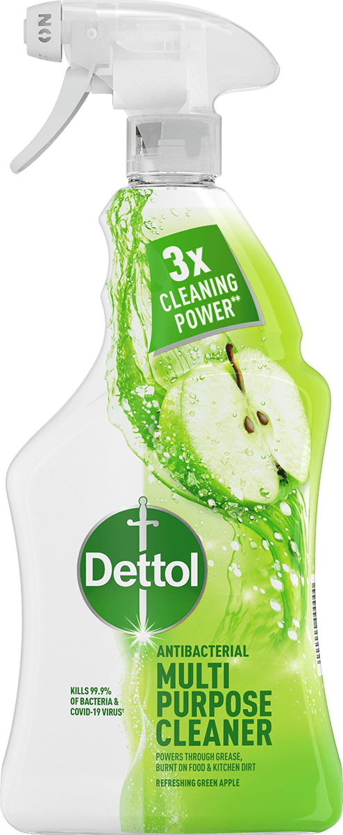 Dettol Clean & Fresh Multipurpose Green Apple Trigger 500ml Dettol Clean & Fresh Multipurpose Green Apple Trigger 500ml